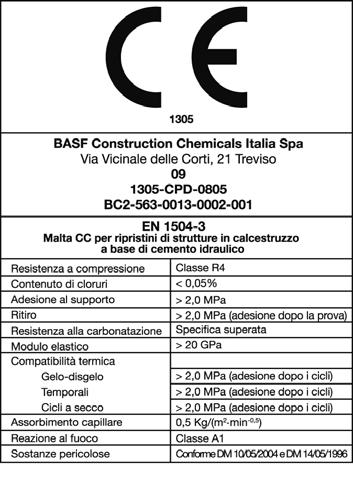 Caratteristiche EMACO FORMULA FLOWFIBER risponde ai limiti di accettazione indicati nella UNI EN 1504/3 Le caratteristiche peculiari di EMACO FORMULA FLOWFIBER sono : applicazione senza l ausilio