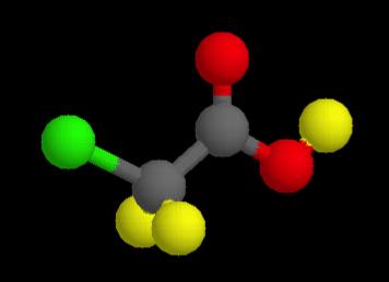 tra l'acido acetico e gli acidi mono-, di- e tricloroacetico, l'acidità