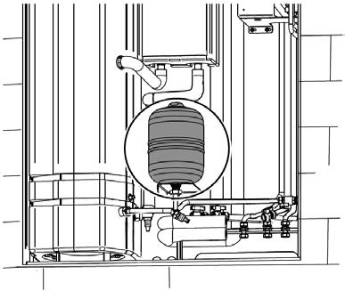 7 Assemblaggio sistema Fig. 7.21 Posizionamento tubo condensa Fig. 7.24 Montaggio tubi 12 e 13 In dotazione con il kit tubi viene fornito un tubo corrugato con manicotto per lo scarico della condensa.