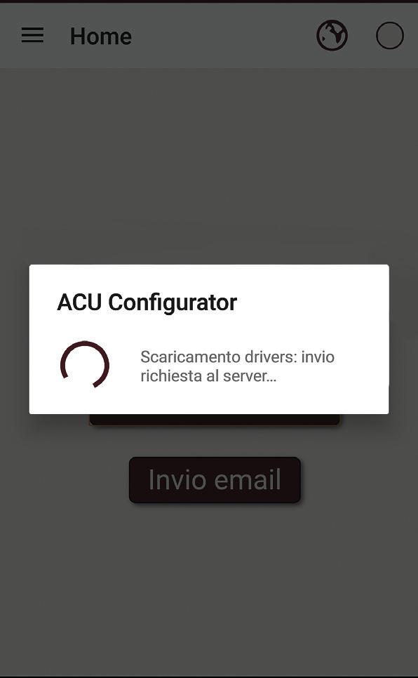 Automatic Control Unit Manuale utente App Attraverso il pulsante Invio email è possibile inviare il file