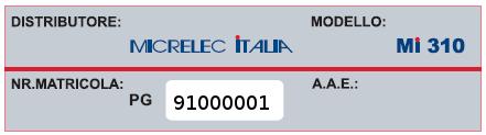 C ~ +60 C Temperatura di lavoro: 0 C ~ 45