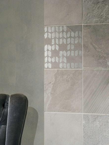 decoro Tracce3 mix slate perla,