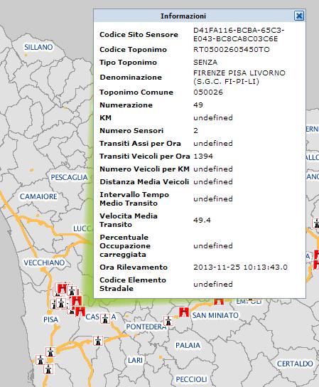 direttamente dalla mappa.