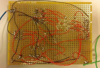 Virtex 4 XC4VFX12FF668A - Scheda Elettronica ML403 ASSEMBLAGGIO SU MILLEFORI Il circuito elettrico è stato monato su scheda millefori.