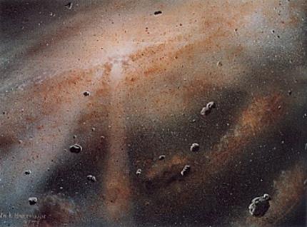 Si pensa che il Sole e i pianeti si siano formati da una nebulosa di gas interstellari in contrazione, circa 4,6 miliardi di anni fa L'ipotesi di un'origine comune trova conferma nell'analisi di