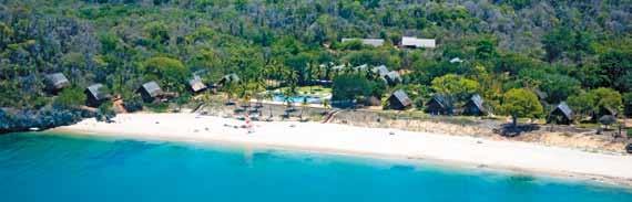 Il Princesse Bora Lodge si affaccia su una spiaggia di sabbia bianca con un bel mare corallino, totalmente immerso in una piantagione di palme da cocco dove sono sparsi i 15 ampi ed esclusivi lodge.