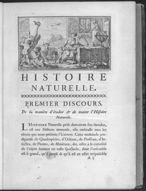 Georges Luis LeClerc de Buffon L opera di Buffon: la Storia Naturale.