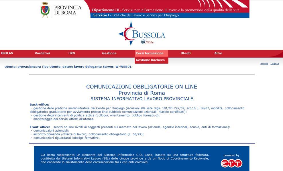 2. Introduzione Il presente documento vuole evidenziare le nuove procedure di gestione riguardanti l inserimento di corsi di formazione da parte delle aziende accreditate come Enti di Formazione. 3.