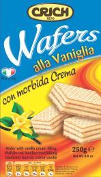Categoria: wafer al gusto di vaniglia.
