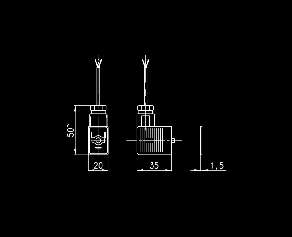 5 1-800EX 0.5 Connettori per solenoidi Mod.