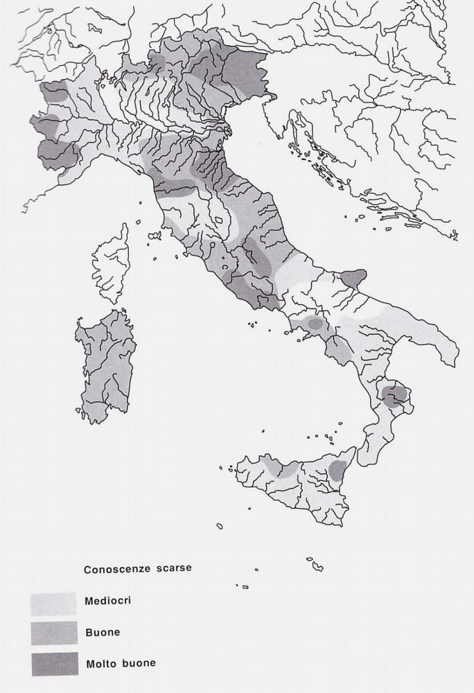 Conoscenze sulla flora italiana 1977 Progetto europeo di cartografia floristica centro europeo (CFCE) anni 70 APAT Trasposizione in ambiente GIS di un database di cartografia