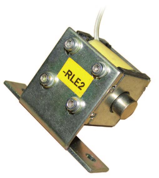 17 Magnete di blocco sul carrello (-RLE2) 18 Interblocco per interruttore fisso Accessorio obbligatorio per le versioni estraibili per quadro UniGear ZS1e moduli PowerCube, per impedire l inserimento