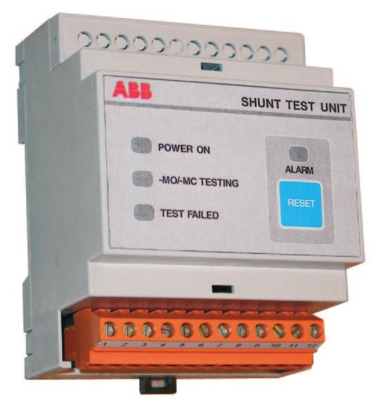 21 STU Shunt Test Unit Dispositivo di controllo della funzionalità e continuità degli sganciatori di apertura/chiusura.