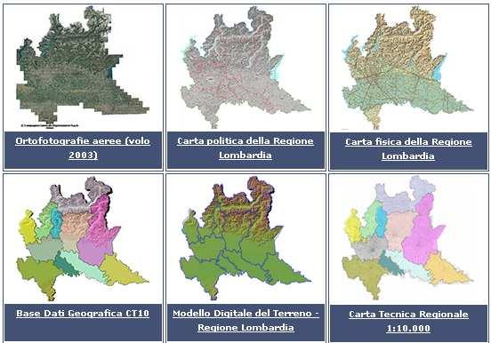 da Visualizza mappe si accede direttamente alle mappe di riferimento