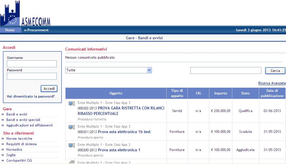 1. INTRODUZIONE Scopo del presente manuale è di fornire una guida per la creazione di una gara telematica negoziata utilizzando il portale "Sistema Informativo Contratti Pubblici"