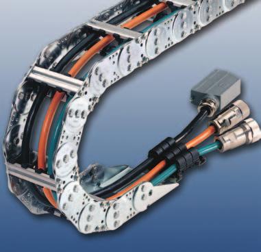Dati tecnici Tecnici - Catene in acciaio Presentazione: Le catene portacavi KABELSCHLEPP sono costituite da due o più bande di maglia parallele, realizzate in acciaio zincato di alta qualità.