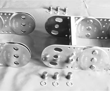 Le catene portacavi KABELSCHLEPP in acciaio vengono fornite montate oppure suddivise in spezzoni o in singoli rotoli.