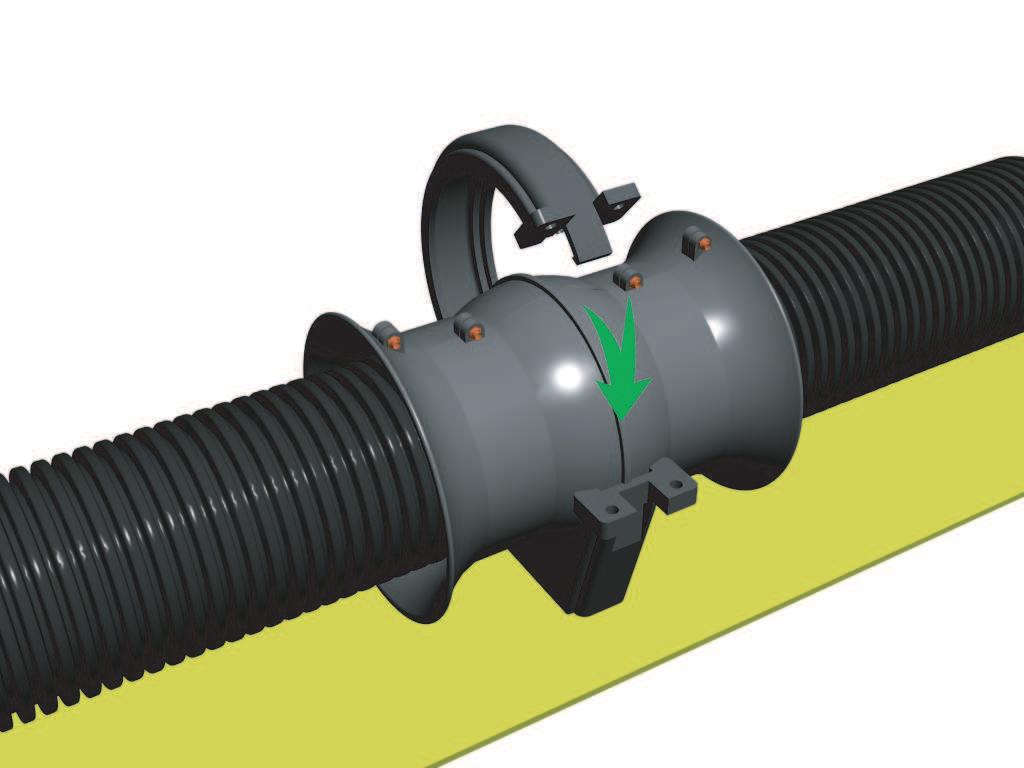 GUIDA ALL ASSEMBLAGGIO DEGLI RKC+RKD 1 3 2 4 L RKC va montato direttamente con tre viti e tre bulloni M8