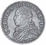 1627 1628 1627 Carlo Emanuele IV (1796-1800) Mezzo scudo 1798 - CNI 11; Mont.
