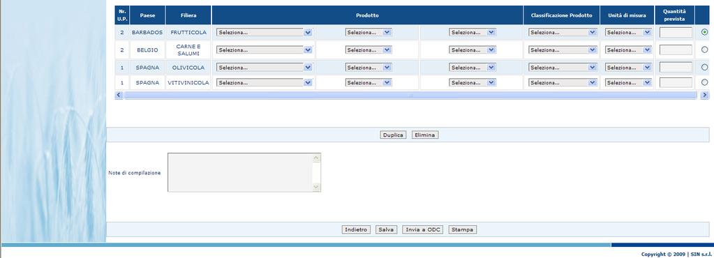 in Excel Bottone Attraverso il bottone è possibile esportare in Excel le informazioni del dettaglio delle importazioni precedentemente salvate In caso in cui la registrazione di una variazione