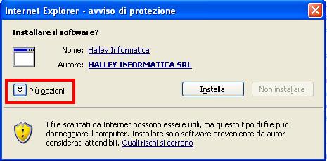 Ora Internet Explorer è pronto all installazione dei componenti aggiuntivi.