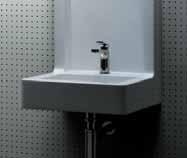 NOOK wall-hung washbasin with