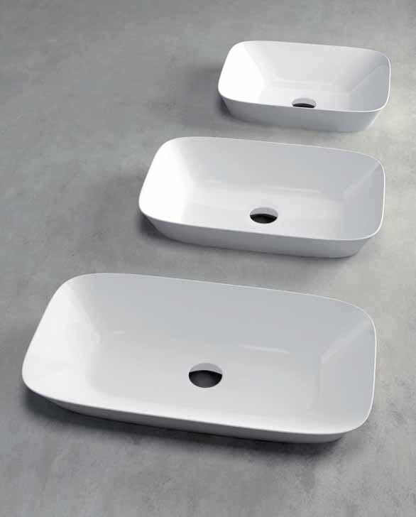 01.lavabo appoggio/incasso cm 50x40 PRU 50/IN. PRU 50/IN cm 50x40 over counter/inset washbasin. 02.