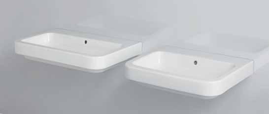 TUL 275 75x45 wall-hung washbasin.