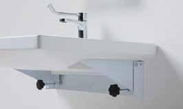 rubinetto LINEA AZ L26 THI 200/DIS 70 wall-hung washbasin on pneumatic mechanism with