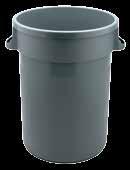 coperchio / Grey bin with lid 80 lt 114100 Gettacarte grigio 80 lt / Grey bin 80 lt 114105 Gettacarte grigio 80 lt con coperchio a imbuto / Grey bin 80 lt with funnel shaped lid 114110 Carrello /