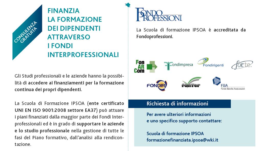 LA FACULTY Autorevoli professionisti del settore, con esperienza didattica e professionale pluriennale, che collaborano da anni con la Scuola di formazione Ipsoa COORDINAMENTO DIDATTICO Francesco