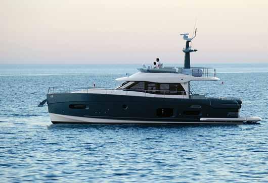 Azimut Magellano 53 Modello di grande successo della Collezione Magellano, è la migliore interpretazione italiana delle imbarcazioni long range rivisitate in chiave moderna e risponde alle sempre