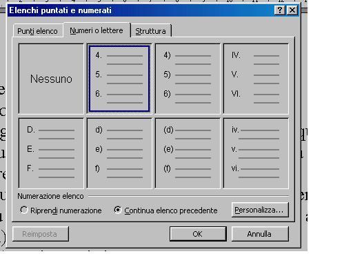 prefissata dal simbolo. Quando una frase è molto lunga, questa viene suddivisa su più righe che mantegono l allineamento a sinistra! E' possibile innestare un elenco dentro!