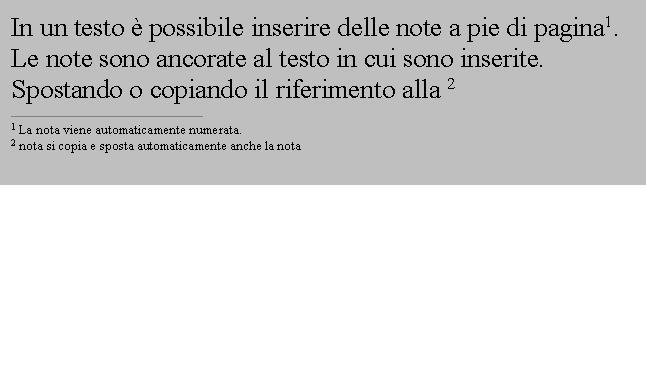 formattata in modo indipendente dalle altre Una tabella composta da quattro righe e tre colonne Progra m m a Ti p o Grafici Word Elaboratore di testi Si Excel Foglio elettronico Si Access Base di