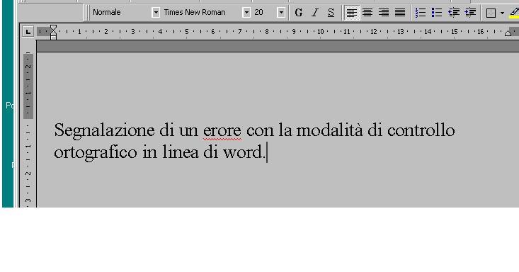 viene controllato a mano a mano che viene inserito.