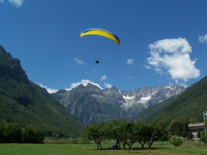 parapendio pesca