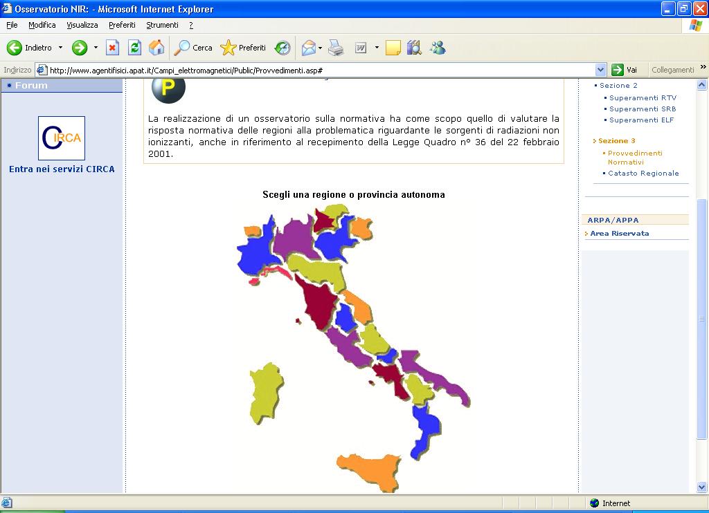 Fig. 7 Sezione III dell Area pubblica