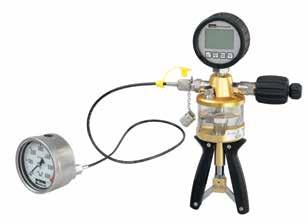 Misurazione di pressione Versioni Il kit di prova SCJN è disponibile in due gradi di precisione per due intervalli di pressione: Modello