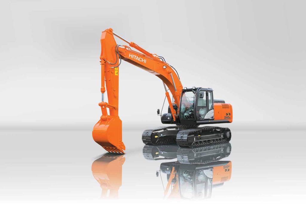 Il design del nuovo escavatore Hitachi ZAXIS 240N è ispirato da un unico obiettivo: rafforzare la vostra idea.