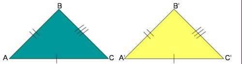 Un triangolo è isoscele se e solo se l altezza e la mediana relativa alla base e la bisettrice dell angolo al vertice coincidono. 14.