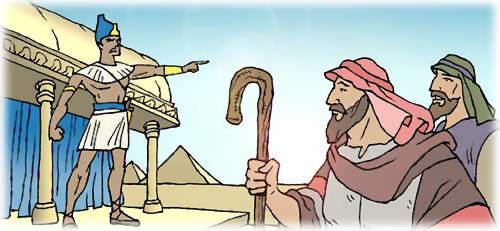 Il Faraone chiamò allora Mosè e gli
