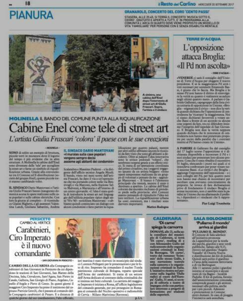 20 settembre 2017 Pagina 70 Il Resto del Carlino (ed.