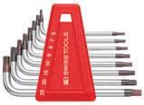 K 410/ 7, 8, 9, 10, 15, 20, 25, 27, 30, 40 163 10 7 610733 029600 PB 410 H Offset screwdriver sets for Torx screws, in handy plastic holders