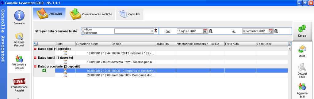 Sono gestiti da server PEC e rappresentano il transito dal PdA del nostro Consiglio dell Ordine, dal server del Ministero e dall Ufficio di destinazione.