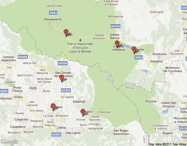 Settefrati Dintorni Localita vicine a Settefrati Alto Sangro : località di montagna vicino a Settefrati Il comprensorio sciistico dell'alto Sangro è il più grnade di tutto il centro Italia e