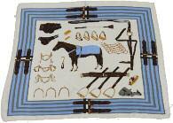 0552900 foulard seta 100% azzurro misura cm 53 x cm 53 Minimo ordine pezzi 3 0552355 Portachiavi