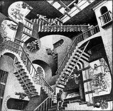 Il matematico olandese Escher ha inventato molte immagini ambigue