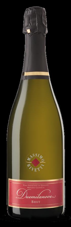 S P U M A N T I METODO CLASSICO BIANCO Prodotto con Nebbiolo, Pinot Nero e Chardonnay nel metodo classico con ri-fermentazione in bottiglia.
