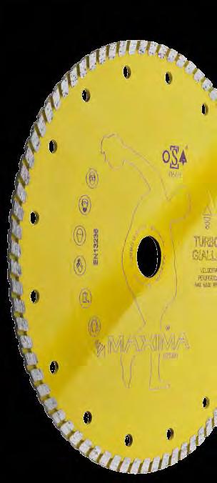 TURBO GIALLO Turbo giallo è un disco diamantato che offre un ottimo rapporto qualità/prezzo.