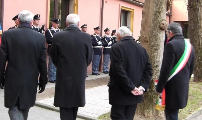 il Questore Antonio Sbordone, Marcella Ravenna, la figlia di